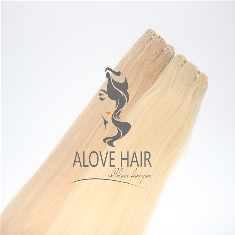 China best hand tied weft hair extensions vendor 